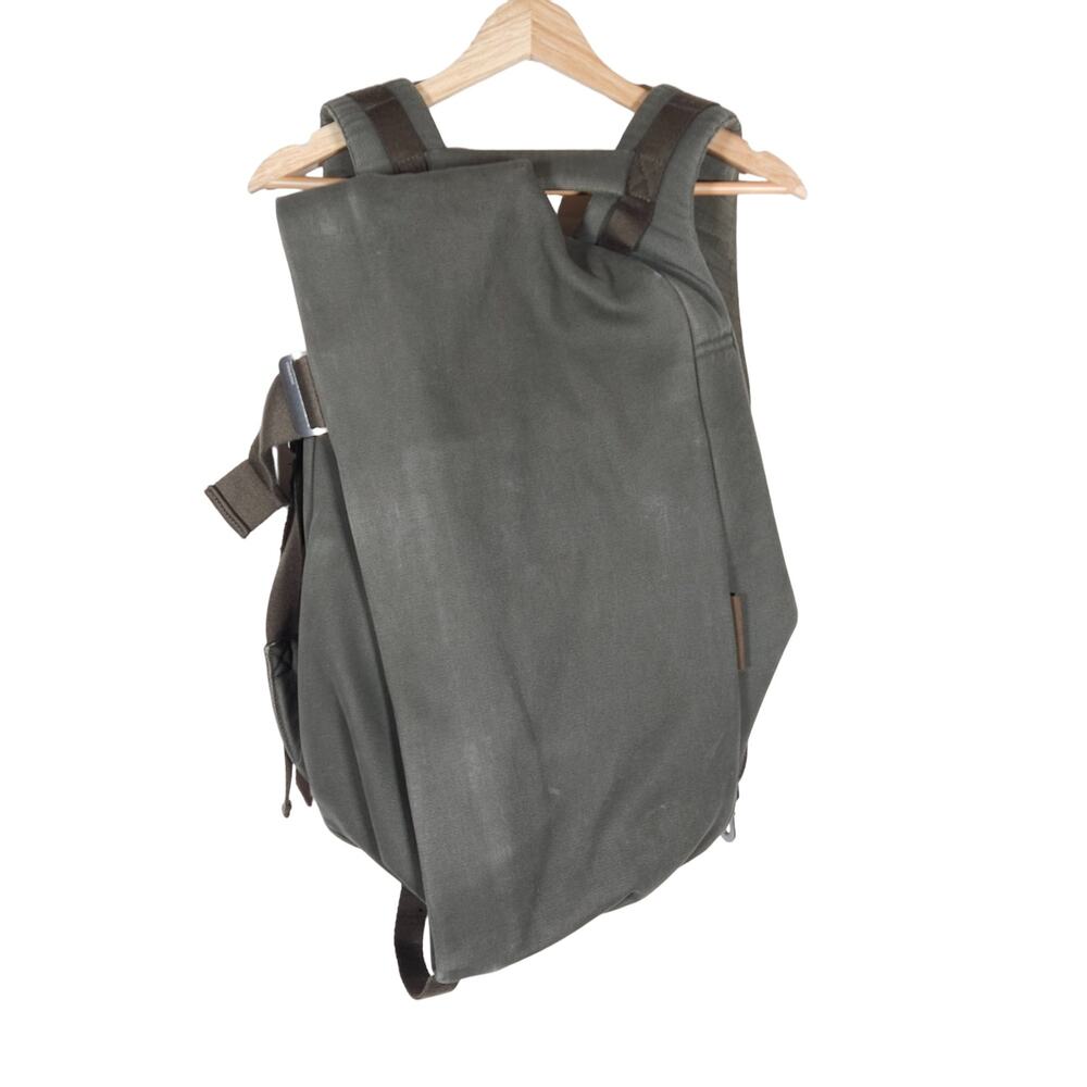 Cote & Ciel ISAR Ecoyarn Rucksack Icelandic Ash Army Green Duffle Backpack Bag